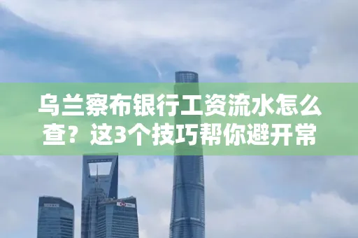 乌兰察布银行工资流水怎么查?这3个技巧帮你避开常见坑