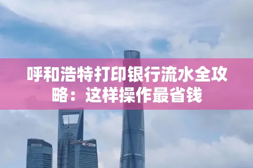 呼和浩特打印银行流水全攻略:这样操作最省钱