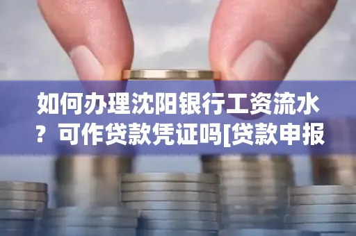 如何办理沈阳银行工资流水？可作贷款凭证吗[贷款申报必见]