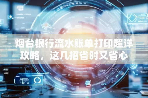 烟台银行流水账单打印超详攻略,这几招省时又省心
