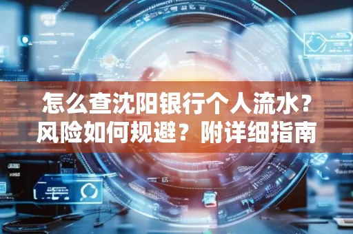 怎么查沈阳银行个人流水?风险如何规避?附详细指南