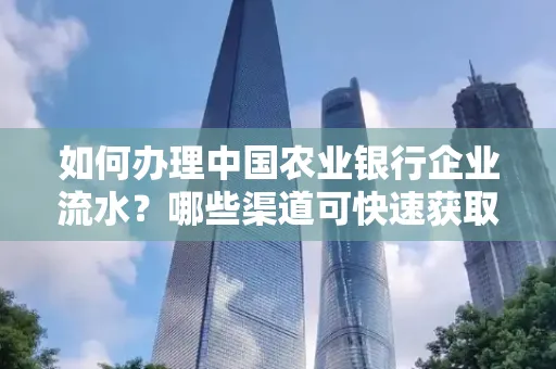 如何办理中国农业银行企业流水?哪些渠道可快速获取?