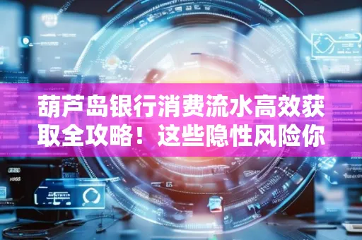 葫芦岛银行消费流水高效获取全攻略!这些隐性风险你必须知道