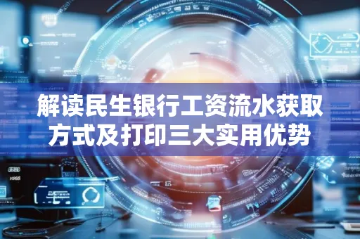 解读民生银行工资流水获取方式及打印三大实用优势