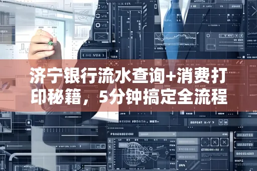 济宁银行流水查询+消费打印秘籍,5分钟搞定全流程