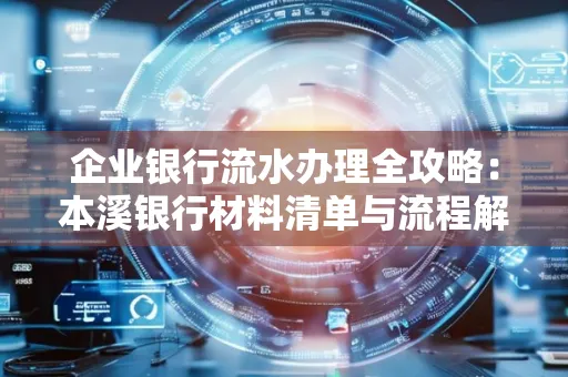 企业银行流水办理全攻略:本溪银行材料清单与流程解析