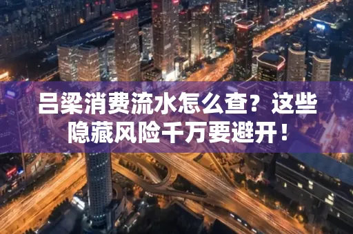 吕梁消费流水怎么查?这些隐藏风险千万要避开!