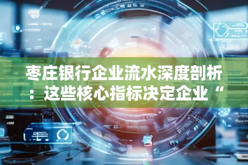 枣庄银行企业流水深度剖析:这些核心指标决定企业“钱袋子”健康度